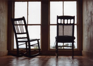 Ruth Zachary, 'Old Friends', 2000, original Photography Color, 20 x 16  x 1 inches. Artwork description: 3099  A pair of antique rockers.  Two old friends.  Upstairs at the Monhegan House, Monhegan Island, Maine. 11 x 14