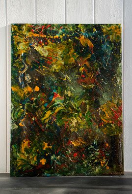 Anna Riazantceva; Cosmic Flowers, 2016, Original Painting Acrylic, 60 x 82 cm. Artwork description: 241 Abstract cosmic flowers. Acrilic painting on wood panel. The work is varnished. ...
