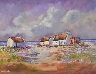 Louis Pretorius; Fishermans Cottages, 2012, Original Painting Oil, 800 x 600 mm. Artwork description: 241  sea, cottages, seaside, fisherman  ...