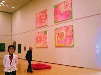 Kikuko Sakota; Rose Show, 2010, Original Painting Acrylic, 76.8 x 64.8 inches. Artwork description: 241  4 pieces consist of one work ...