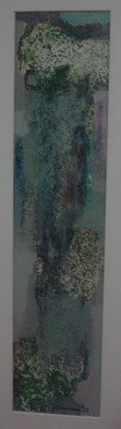 Samiran Chowdhury; Nature 2, 2012, Original Painting Acrylic, 7 x 30 inches. Artwork description: 241  Green moss ...