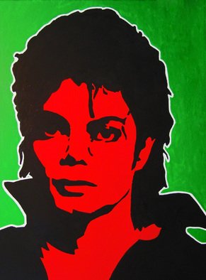 David Mihaly; Man In The Mirror, 2009, Original Painting Acrylic, 18 x 24 inches. Artwork description: 241  Michael Jackson Man in the Mirror ...