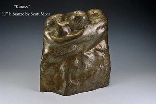 Scott Mohr; Karass, 1995, Original Sculpture Bronze, 8 x 11 inches. Artwork description: 241  The name comes from K. Vonnegut's 