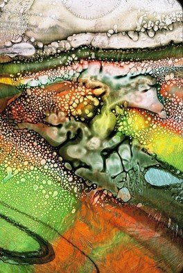 S. Josephine Weaver; After The Rain, 2011, Original Mixed Media, 8 x 12 inches. Artwork description: 241     water, puddle, raindrops,                        ...