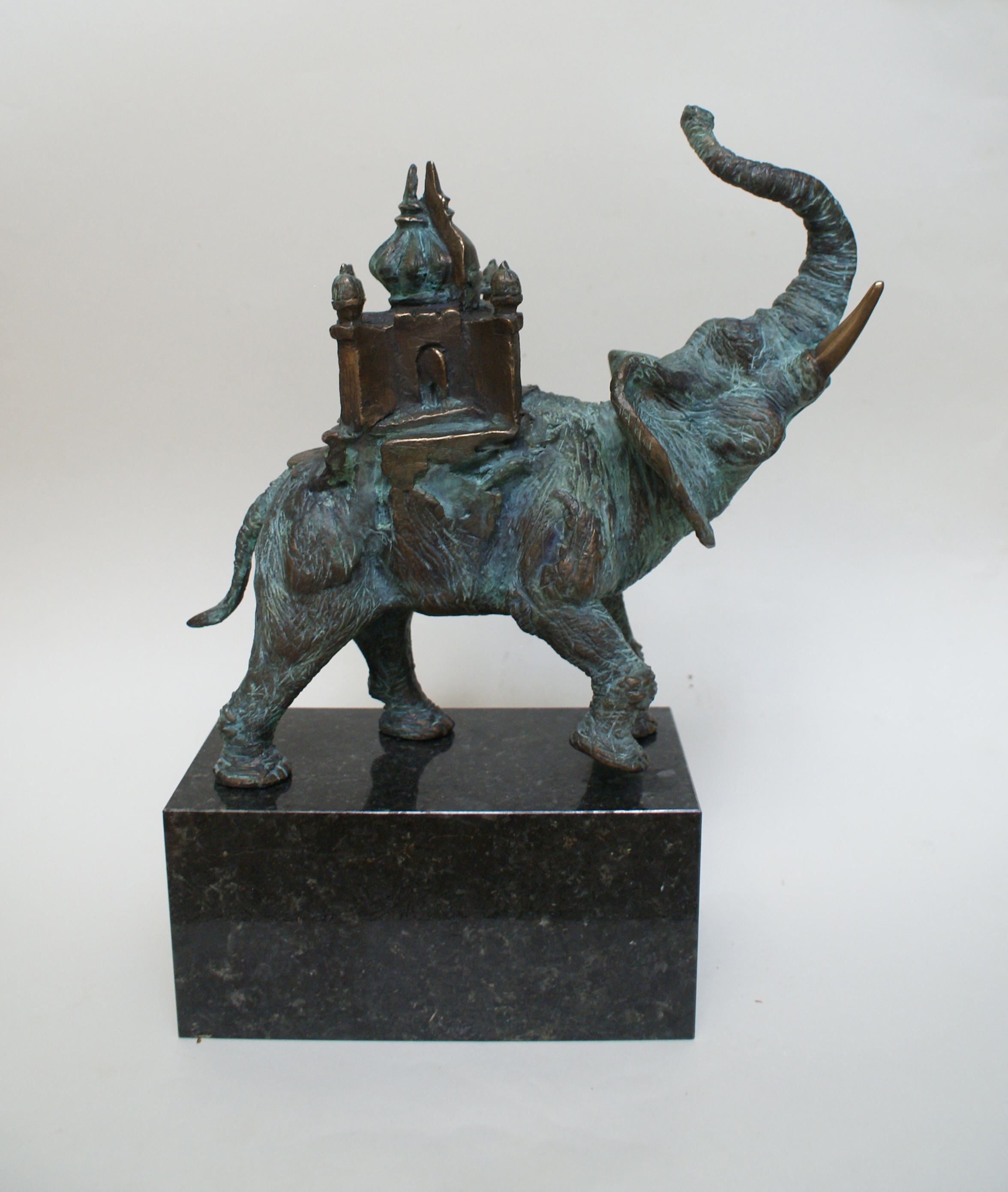 Serhii Brylov; Taj Mahal Eternal Love, 2020, Original Sculpture Bronze, 10 x 37 cm. Artwork description: 241 There is no person in the world who is indifferent to the theme of love.  it is the noblest feeling that makes a man a man.  Love makes us kind and gentle, sensitive and pure, it is the engine of life, because all madness and all noble ...
