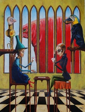 Sergey Kirillov; Game, 2018, Original Painting Oil, 23 x 31 inches. Artwork description: 241 oil canvas...