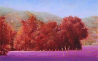 Shanee Uberman; A DAY IN THE FIELD, 2013, Original Painting Oil, 14 x 9 inches. Artwork description: 241  The lavender fields of spring.        ...