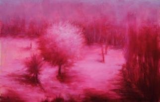 Shanee Uberman; MAGENTA DAZE, 2013, Original Painting Oil, 14 x 9 inches. Artwork description: 241  Thru rose color glasses you ask. . . perhaps i do sometimes. we all need to saturate the world with a little extra colors at times       ...