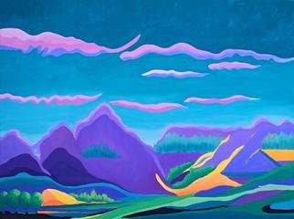 Shanee Uberman; Some Where Over The Mountain, 2013, Original Painting Oil, 40 x 30 inches. Artwork description: 241  when your world looses a bit of the magic, come here and see the landscape thru my eyes. . .   ...