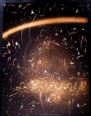Richard Lazzara, 'GRADUAL EVOLUTION', 1986, original Calligraphy, 19 x 25  inches. Artwork description: 13395 GRADUAL EVOLUTION 1986 as told by the MAHAKALA SERIES at 