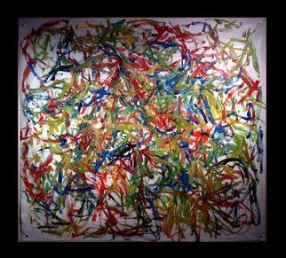 Richard Lazzara, 'KNOT SWIRL THEORY', 1972, original Painting Oil, 59 x 54  inches. Artwork description: 19335 KNOT SWIRL THEORY 1972  is from the' KNOT ART oil paintings group' available from 