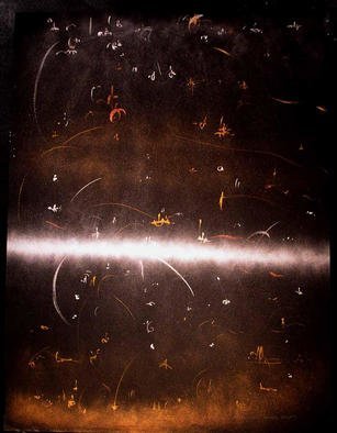 Richard Lazzara, 'SOLAR DRIFT', 1986, original Calligraphy, 19 x 25  inches. Artwork description: 13395 SOLAR DRIFT 1986 as seen in the MAHAKALA SERIES  at 