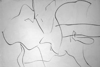 Richard Lazzara, 'Day After Seeing Dekooning', 1972, original Drawing Charcoal, 36 x 24  x 1 inches. Artwork description: 41115 day after seeing dekooning 1972  from the folio DRAWING ON NY STUDIO SCHOOL TRAINING  by Richard Lazzara is available at 