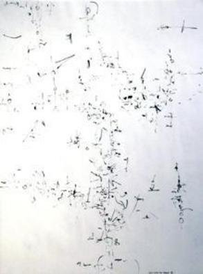 Richard Lazzara, 'Feast', 1974, original Calligraphy, 18 x 24  x 1 inches. Artwork description: 35175 feast 1974 by Richard Lazzara is available from the folio - Sumie Door Meditations, along with more fine arts from 