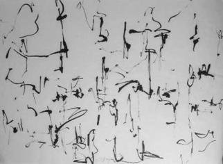 Richard Lazzara, 'Firms Clustered Among', 1974, original Calligraphy, 13 x 9  x 1 inches. Artwork description: 47055 FIRMS CLUSTERED AMONG, from the folio MINDSCAPES is available at 