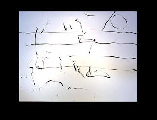 Richard Lazzara, 'Human Cosmic Lingam', 1977, original Calligraphy, 46 x 35  inches. Artwork description: 30027 human cosmic lingam 1977 is a sumie calligraphy painting from the HERMAE LINGAM ROSETTA as archived at 