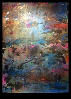 Richard Lazzara, 'Li Fluidity', 1986, original Calligraphy, 22 x 30  inches. Artwork description: 27255 li fluidity 1986 is a sumie calligraphy painting in mixed media from 