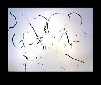 Richard Lazzara, 'Mark Of Time Lingam', 1977, original Calligraphy, 46 x 35  inches. Artwork description: 30027 mark of time lingam 1977 is a sumie calligraphy painting from the HERMAE LINGAM ROSETTA  as archived at 
