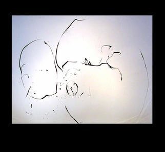 Richard Lazzara, 'Million Meditations Lingam', 1977, original Calligraphy, 46 x 35  inches. Artwork description: 30027 million meditations lingam 1977 is a sumie calligraphy painting from the HERMAE LINGAM ROSETTA as archived at 