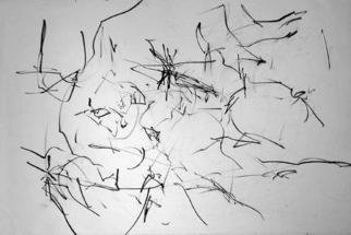 Richard Lazzara, 'New Image Space Deconstru...', 1972, original Drawing Charcoal, 36 x 24  x 1 inches. Artwork description: 41115 new image space deconstruction order 1972 from the folio DRAWING ON NY STUDIO SCHOOL TRAINING  by Richard Lazzara is available at 