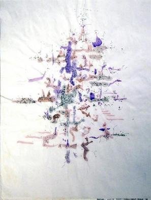Richard Lazzara, 'Plains Levels A Realm Beyond', 1975, original Calligraphy, 18 x 24  x 1 inches. Artwork description: 37155 plains levels a realm beyond 1975 by Richard Lazzara is available from the folio - Sumie Door Meditations, along with more fine arts from 
