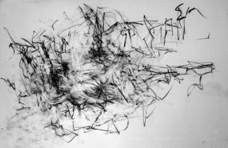 Richard Lazzara, 'Resting On Background', 1972, original Drawing Charcoal, 36 x 24  x 1 inches. Artwork description: 41115 resting on background 1972 from the folio DRAWING ON NY STUDIO SCHOOL TRAINING by Richard Lazzara is available at 