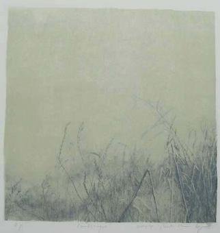 Shin-Hye Park; Landscape, 2005, Original Printmaking Lithography, 40 x 40 cm. 