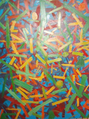 Srdjan Simic; Detachment To The Whole, 2007, Original Painting Oil, 100 x 70 cm. Artwork description: 241   path of light   ...