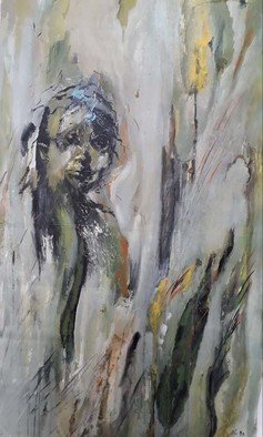 Simin Salar Amoli; Untitled 005, 2019, Original Painting Acrylic, 52 x 90 cm. Artwork description: 241 PaintingAcrylic on Canvas...