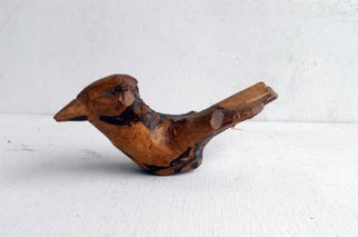 Sivalingan Mahalingan; Sparrow , 2015, Original Woodworking, 6 x 3 inches. 