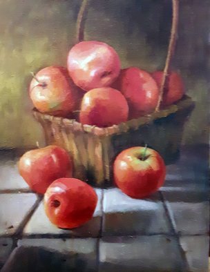 Eun Yun; Apple, 2019, Original Painting Oil, 14 x 22 inches. Artwork description: 241 oil on canvas...