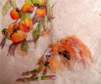 Debbi Chan, 'eyeing something better', 2012, original Watercolor, 14 x 15  inches. Artwork description: 60915  watercolor/ ink on speciality rice paper        ...