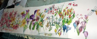Debbi Chan, 'garden album overview', 2011, original Artistic Book, 8 x 10  inches. Artwork description: 76755     the more i work on this album the more spectacular it becomes.                                                                                                                                                                                                                                                                                     i love the colors on this silk watercolor.                                                                                                         ...