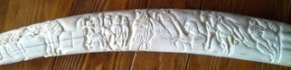 Debbi Chan, 'il Palio carved in relief...', 2014, original Bas Relief, 15 x 3  x 1 inches. Artwork description: 25275  Relief carving                                                                                                                                                                                                                                                                                     ...