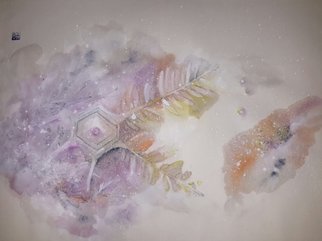 Debbi Chan, 'snowflakes  album', 2015, original Artistic Book, 22 x 30  x 1 inches. Artwork description: 13395  These album leaves are part of a larger 70'continuous story painting in a folding album.  ...
