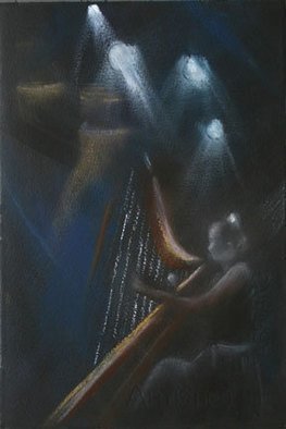 Susan Ross Donohue; Solo, 2007, Original Pastel Oil, 7 x 11 inches. 