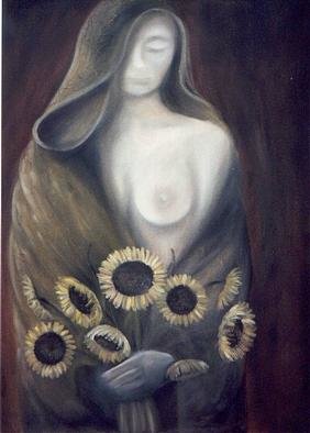 Claudia Perez; AUTUM MISTRESS, 2000, Original Painting Oil, 24 x 30 inches. 