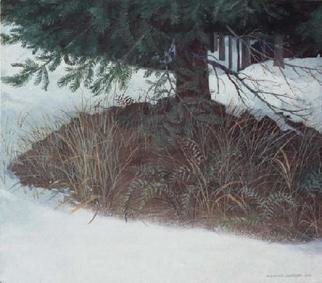 Sue Jacobsen, 'Last Signs Of Summer', 2001, original Painting Oil, 36 x 30  x 3 inches. Artwork description: 1911 Winter Scenes are not usually intimate so I try to see the detail. ...