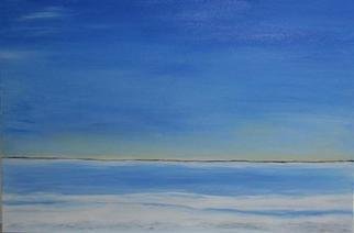 Susan Barnett-Jamieson; Winter Lake Simcoe, 2012, Original Painting Acrylic, 24 x 16 inches. 