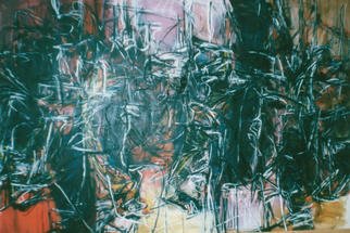 Suzlee Ibrahim; Spirit Of The Winds, 2002, Original Painting Acrylic, 300 x 250 cm. Artwork description: 241 Collection: Remisen Academy, Brande, DENMARK...