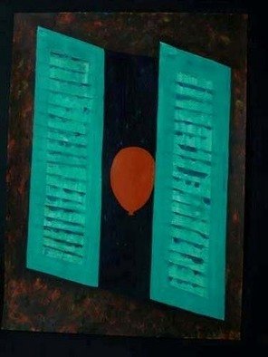 Swatantra Swatantra; Window, 2009, Original Painting Acrylic, 29 x 35 inches. 