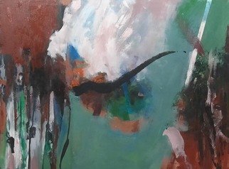 Tahereh Soleimani; Untitled 004, 2019, Original Painting Acrylic, 100 x 80 cm. Artwork description: 241 Painting, Acrylicon Canvas...