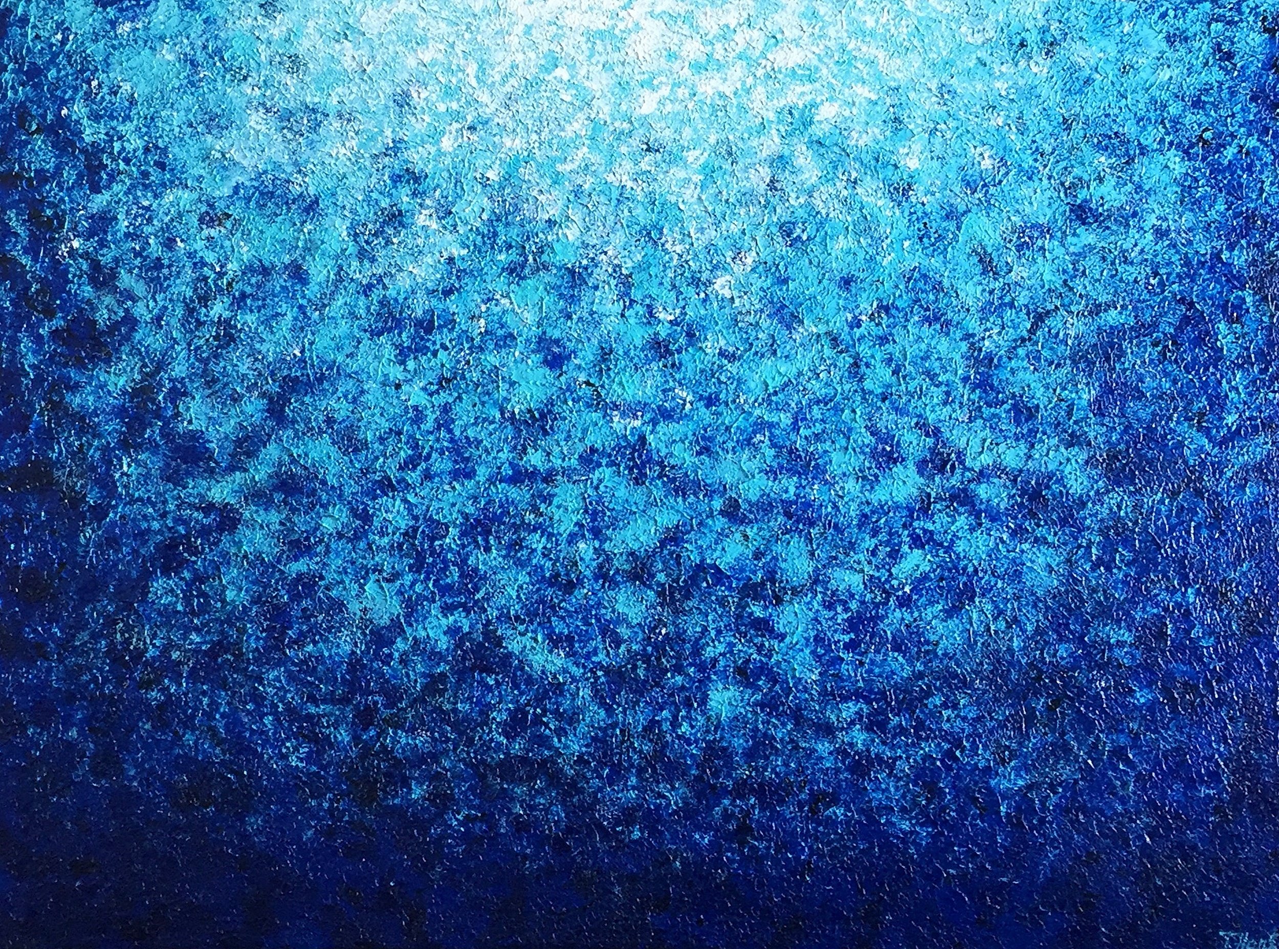 Tanya  Hansen; Ocean Floor, 2019, Original Painting Acrylic, 40 x 30 inches. Artwork description: 241  Ocean Floor- abstract modern art, minimalist seascape painting, textured painting, ready to hang, 2 coats of varnish, artist wrapped canvas.  A great addition as an accent decor for living rooms, dining rooms, kids rooms, offices.Great abstract seascape, full textured painting, relaxing painting.  Wonderful fit in any ...