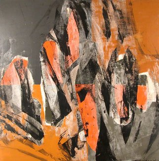 Irena Tatiboit; La Tentation De La Caverne, 2007, Original Painting Acrylic, 40 x 40 inches. 