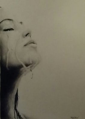 Adam Burgess; Raining, 2014, Original Drawing Charcoal, 11 x 17 inches. Artwork description: 241      There is a limited print run of 25 of these available.         ...