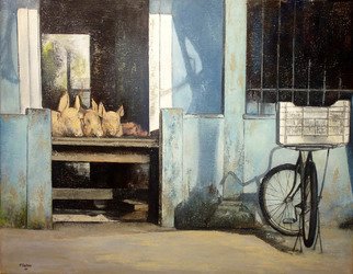 Tomas Castano; Colmado Old Havana, 2007, Original Painting Oil, 61 x 46 cm. 