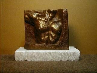 Terry Mollo, 'Male Chest', 1998, original Sculpture Ceramic, 11 x 9  x 6 inches. Artwork description: 2703 Male chest; a crucifixion- like pose. Stoneware piece on a marble base. Can be custom- reproduced in various materials....