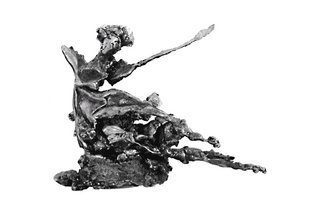 Valeria Sepulveda; Dancer, 2007, Original Sculpture Steel, 31 x 12 cm. 