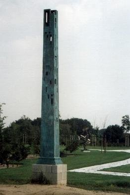 Venelin Ivanov, 'Obelisk', 2003, original Sculpture Bronze, 52 x 400  x 52 cm. 