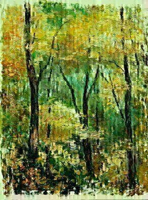 Vladimir Volosov, 'In Dense Forest', 2010, original Painting Oil, 18 x 24  x 1 inches. Artwork description: 2703 The author s style is lyrical realism impressionism.  It is Textured and multilayered painting.  Made with Oil on canvas. There is no doubt that visual art is a powerful medium. It has the ability to inspire and to move us deeply  For me, the process of creating ...
